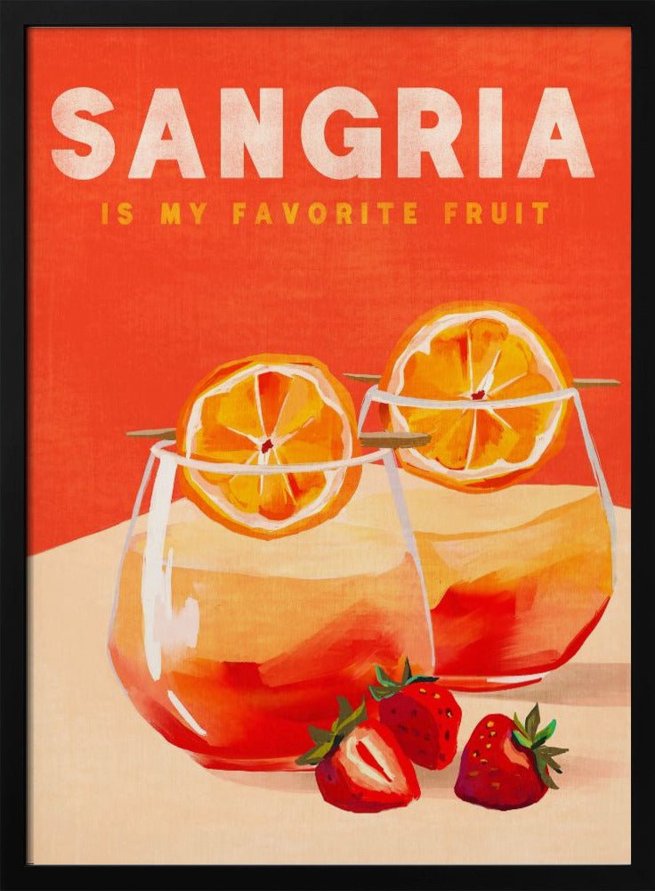 Sangria Poster - Corkframes.com