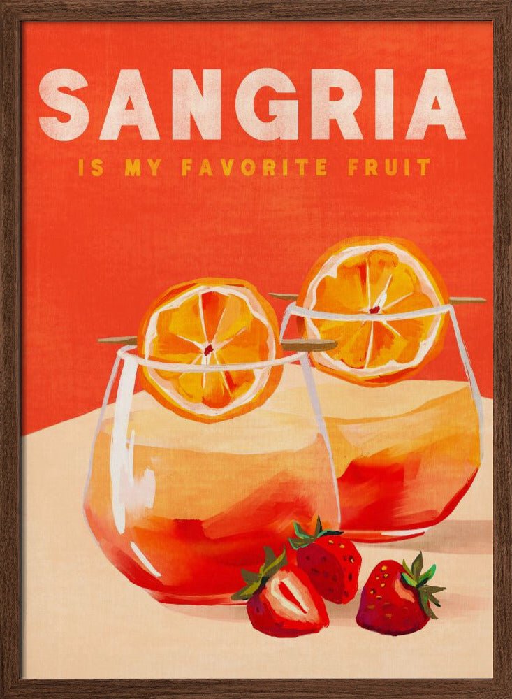 Sangria Poster - Corkframes.com