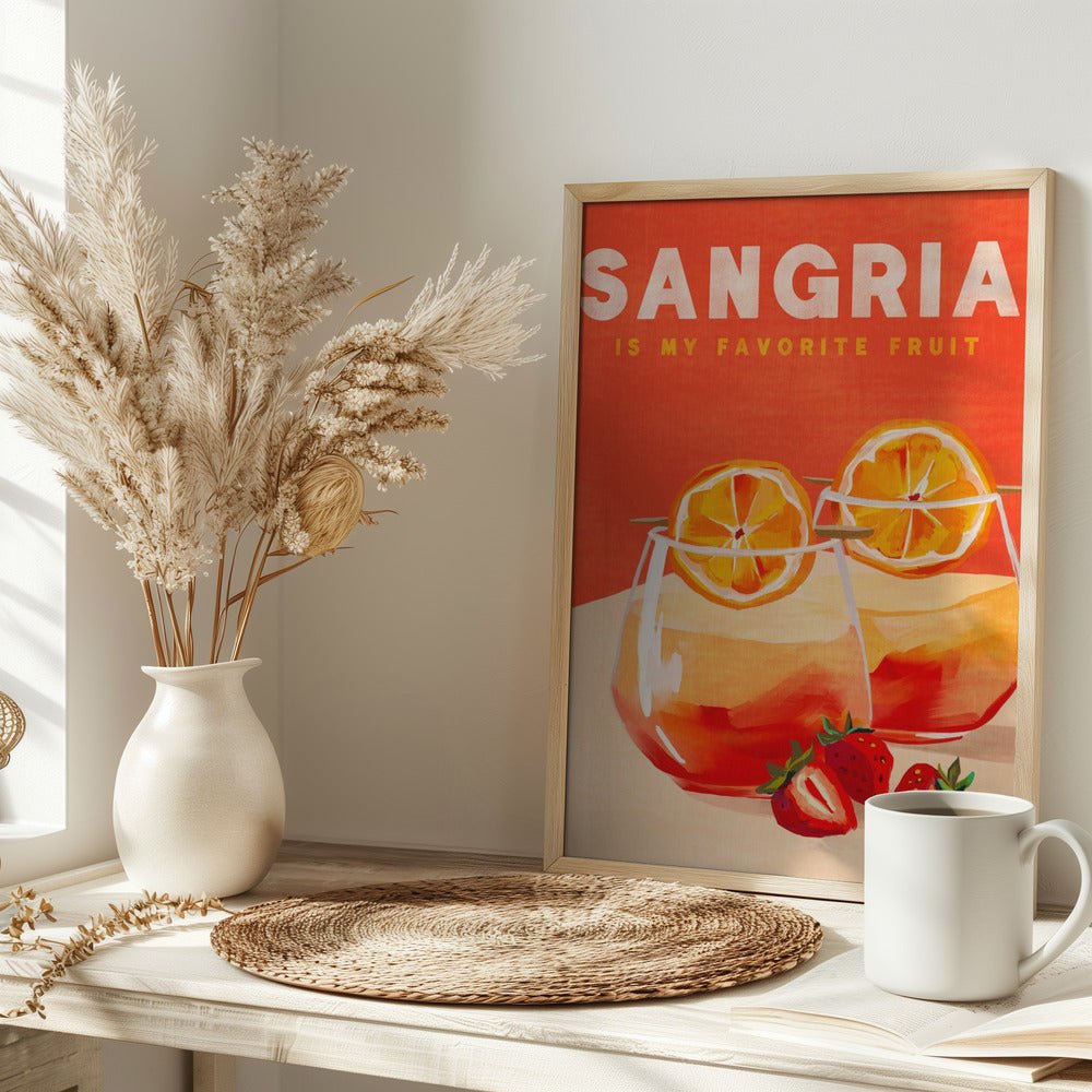 Sangria Poster - Corkframes.com