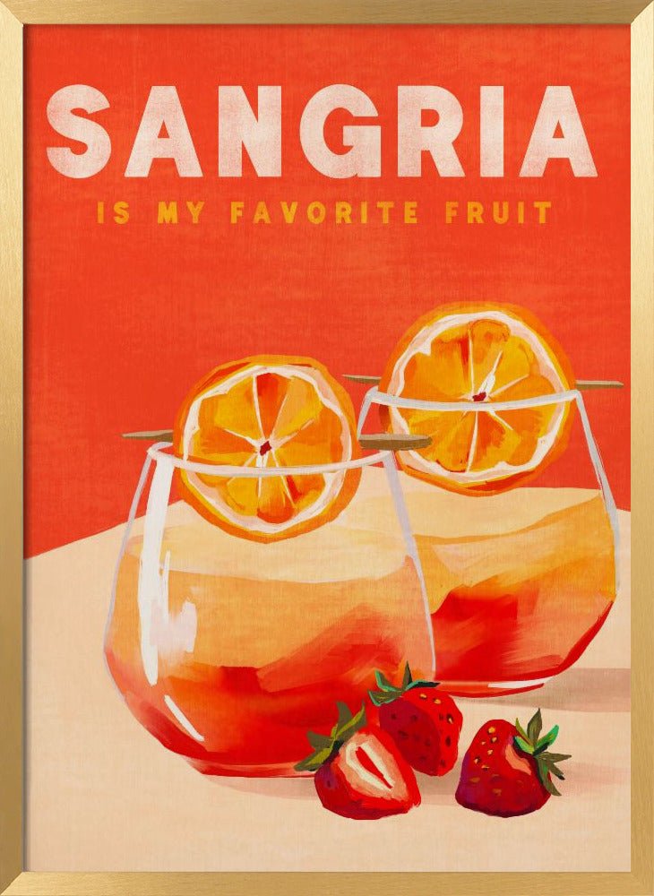 Sangria Poster - Corkframes.com