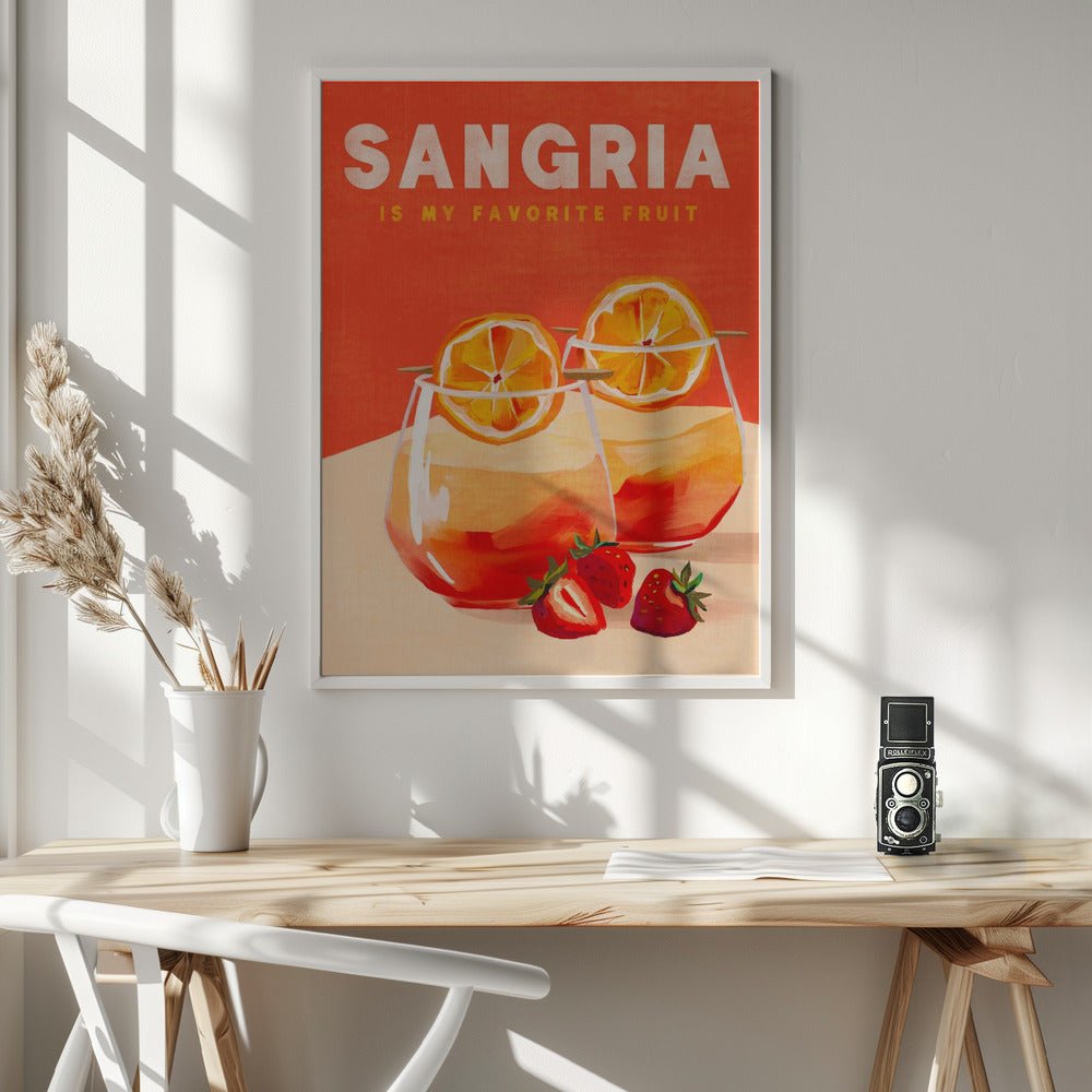 Sangria Poster - Corkframes.com