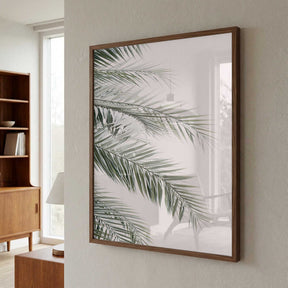 Blush Palm Leaves Poster