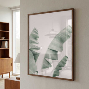 Blush Banana Leaves Poster