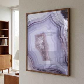 Purple Agate Poster