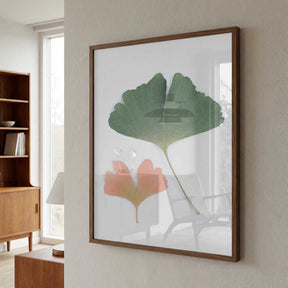 Pastel Ginkgo Poster