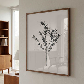 Inky Botanical Poster