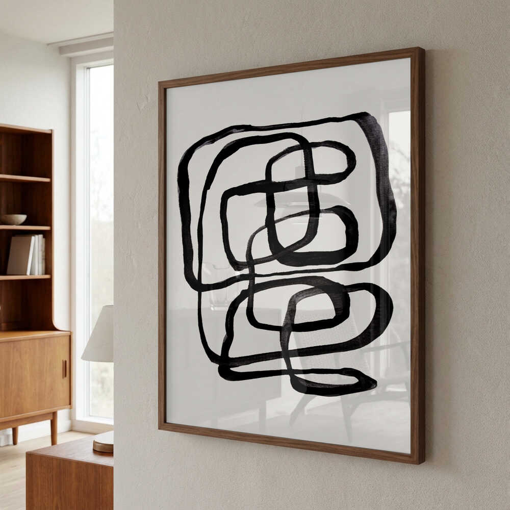 Abstract Lines I Poster