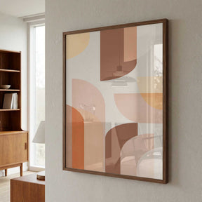 Retro Geometric Poster