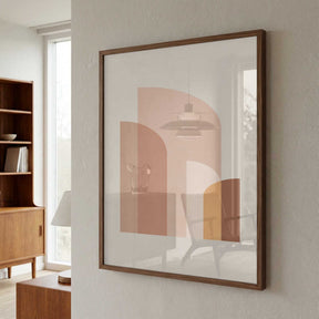 Retro Geometric IV Poster