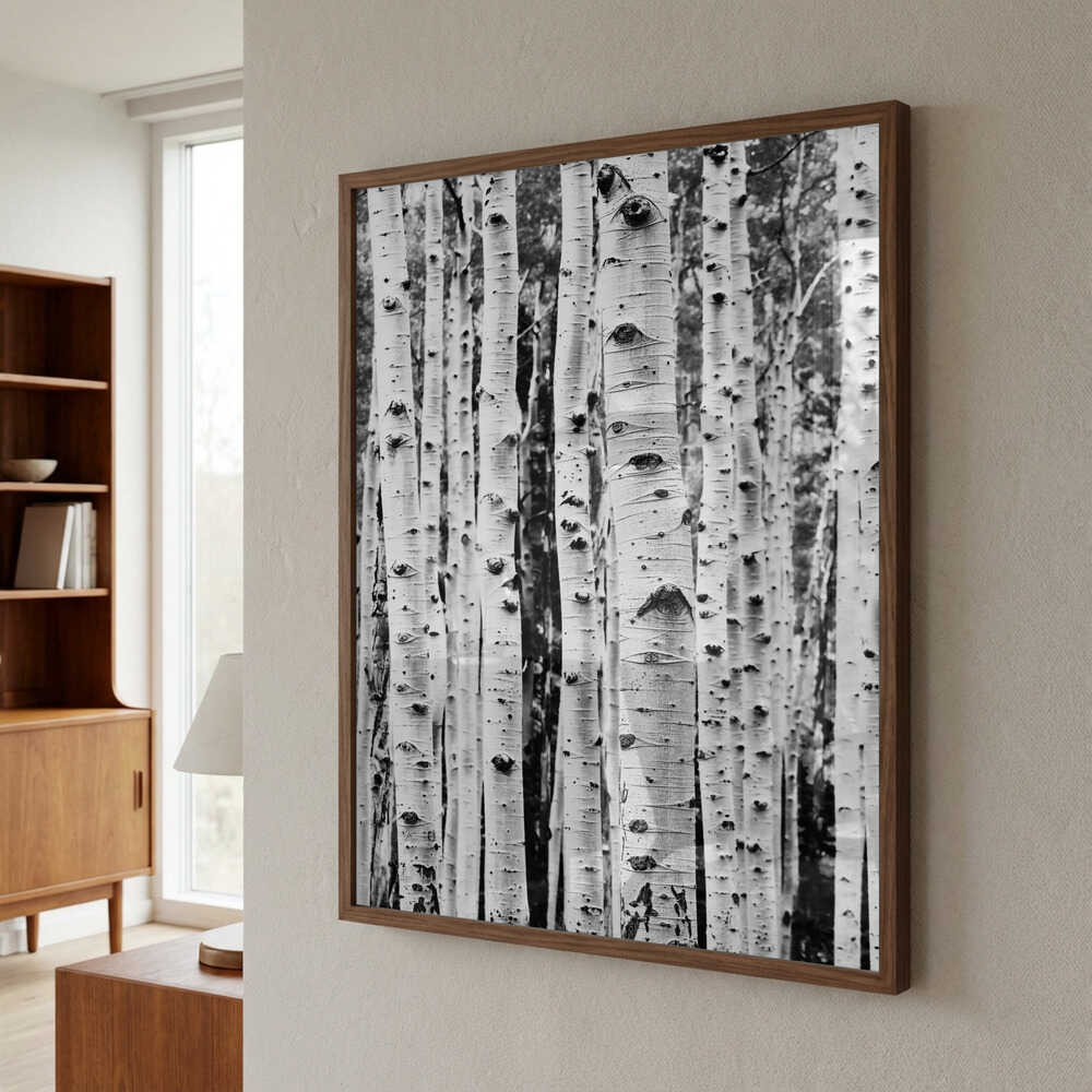 Birches Poster