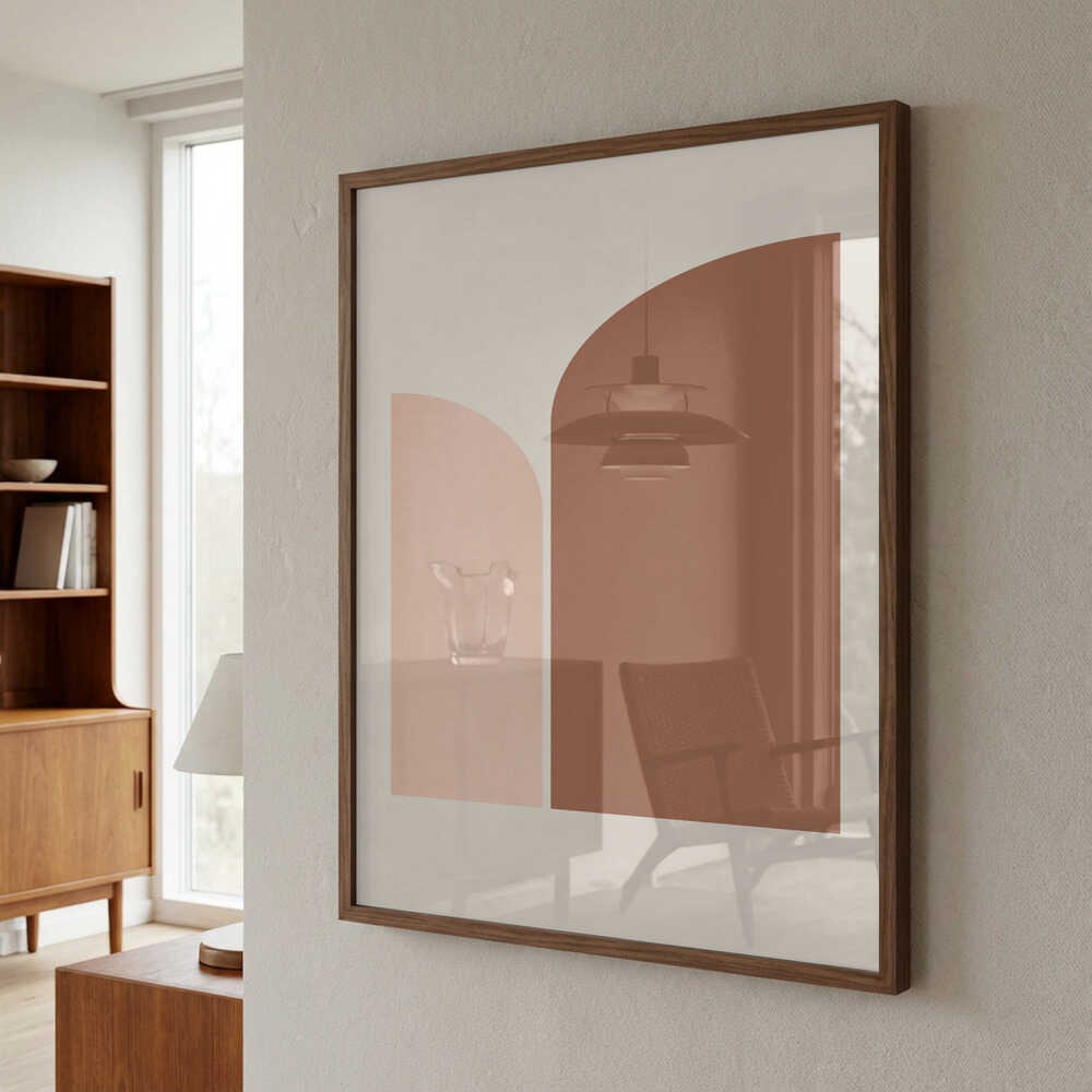 Retro Geometric Poster