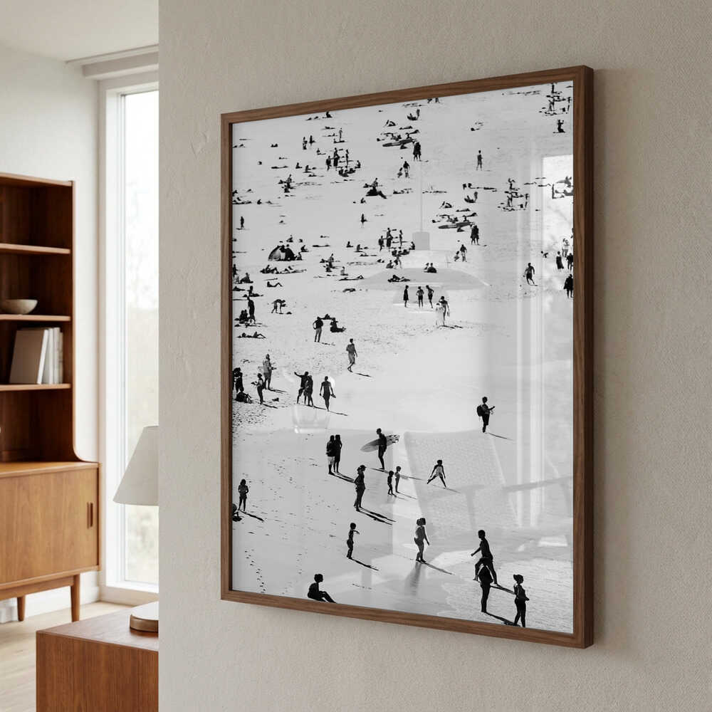 Beach Silhouettes Poster