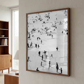 Beach Silhouettes Poster