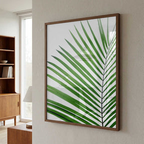 Green Palm Leaf Poster
