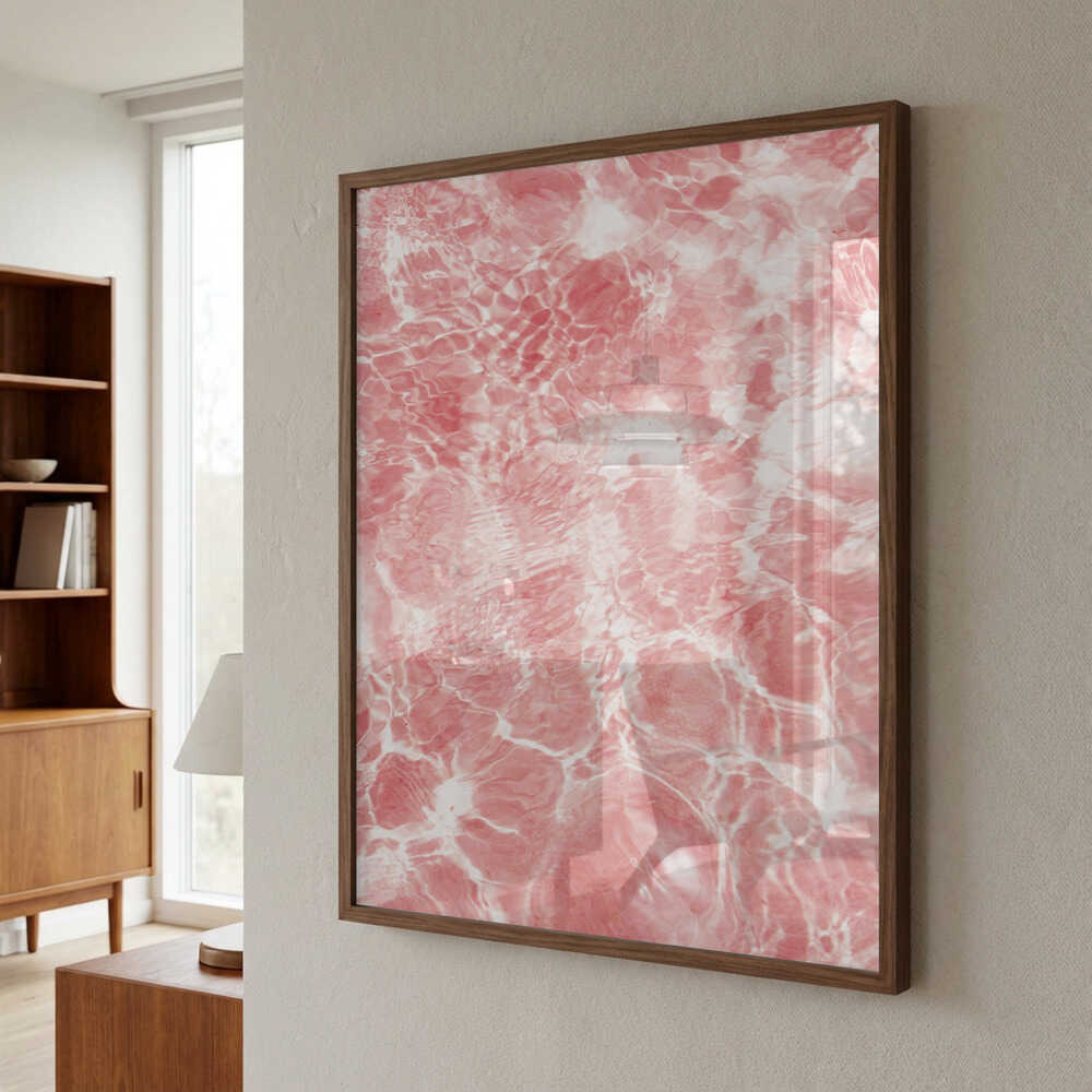 Pink Water Poster