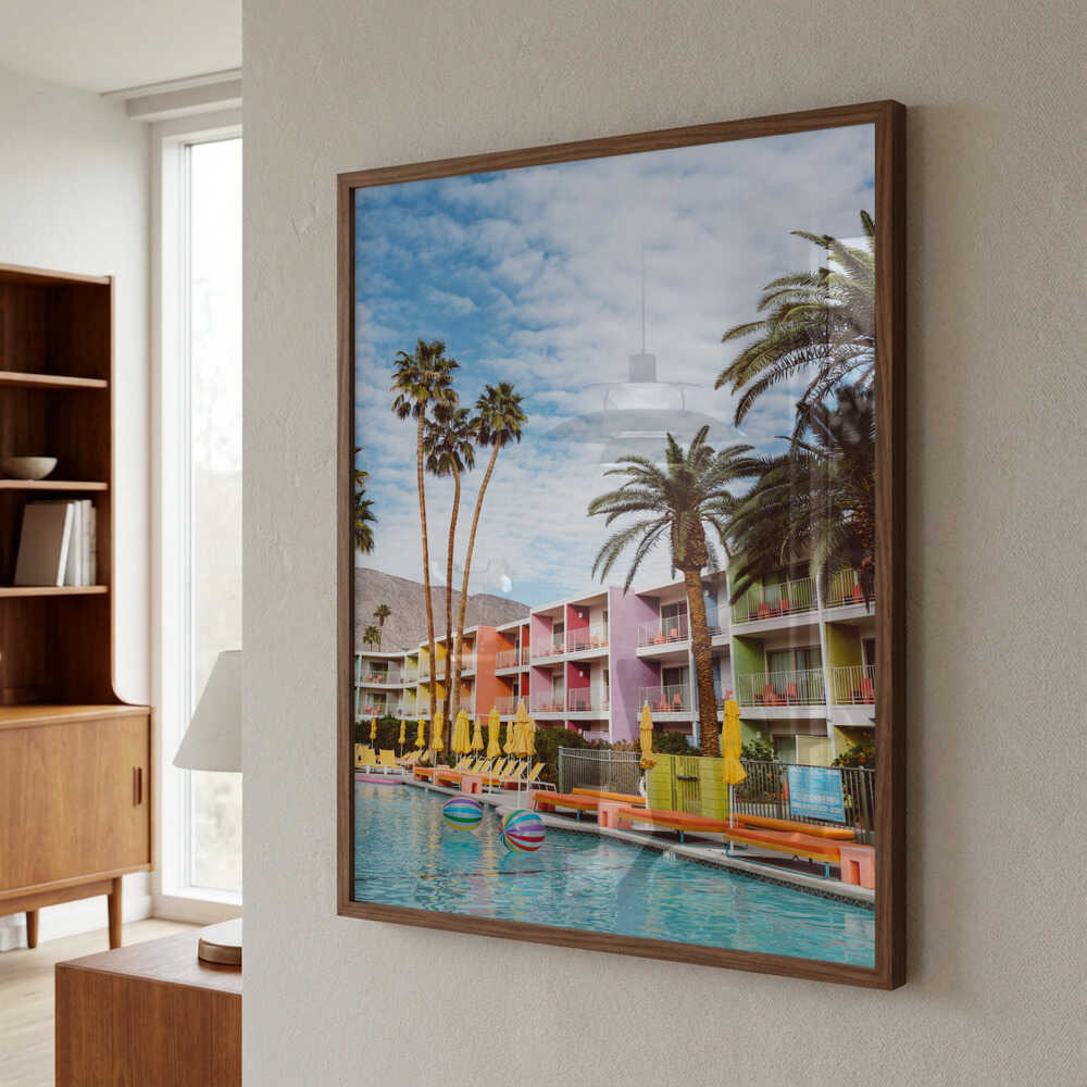 Palm Springs Pool Day VII Poster