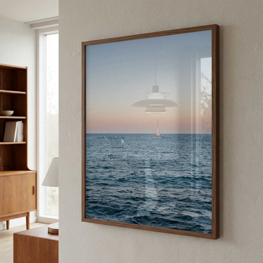 Amalfi Sunset Coast Sailing | Italy Travel Photography Poster