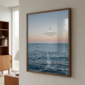 Amalfi Sunset Coast Sailing | Italy Travel Photography Poster