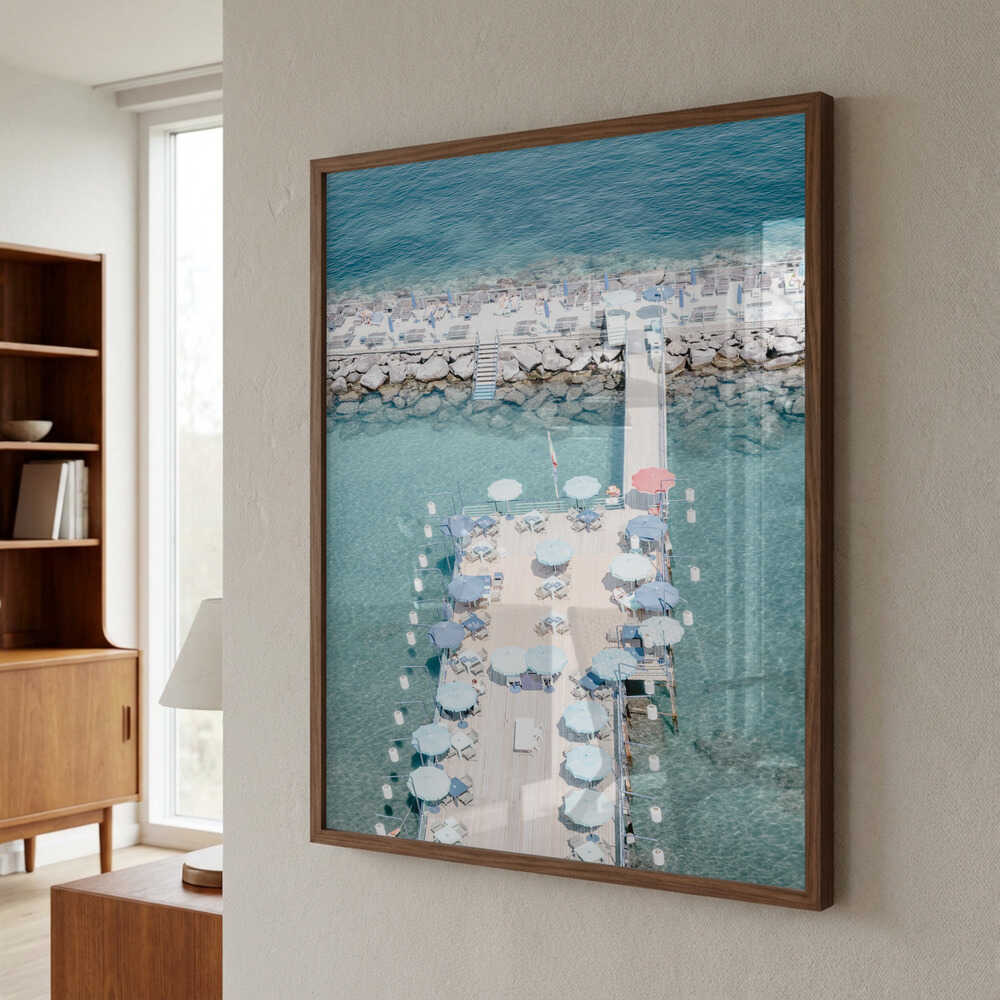 Coastal life Italy Poster