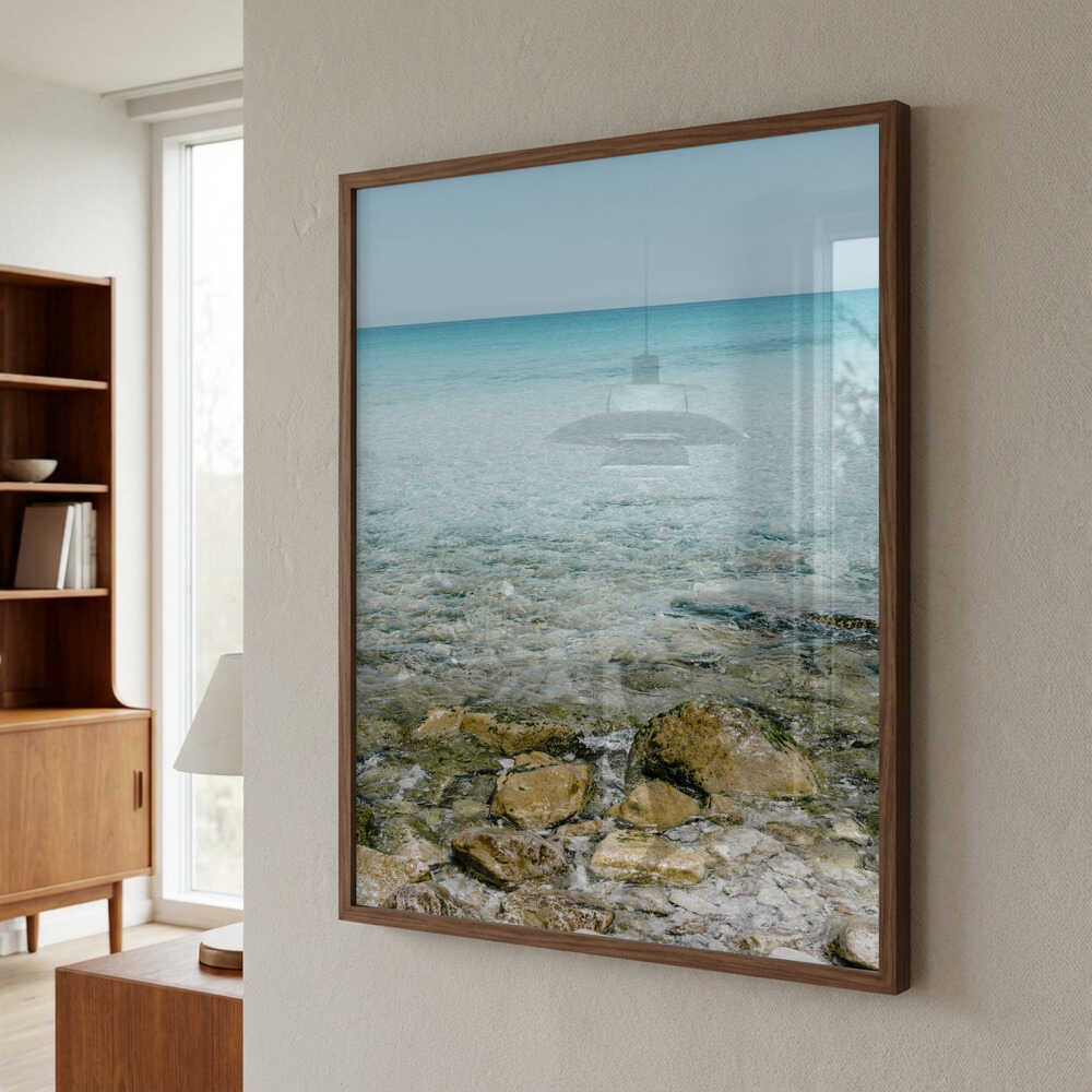 Seascape at the Italian Coast Poster