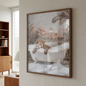 Leopard’s Bubble Delight Poster
