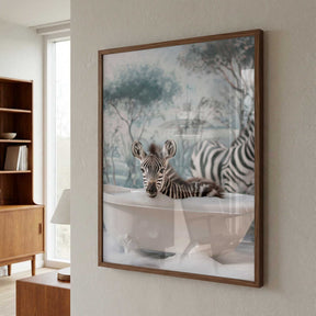 Striped Bubble Joy Poster