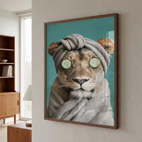 Luxury Lioness Poster