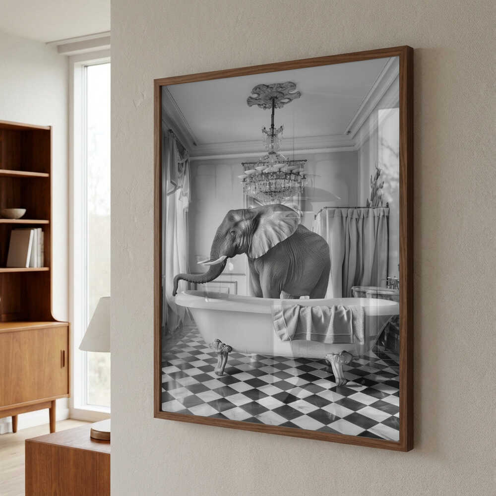 A Bathroom Occupied Poster