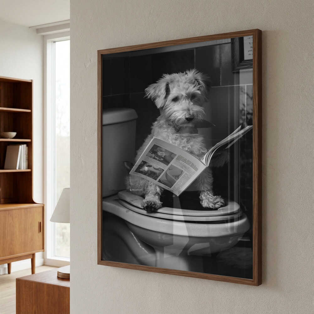 Good Boy   Toilet Art Poster