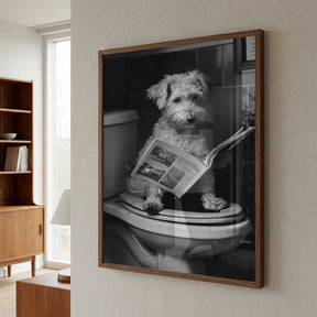 Good Boy   Toilet Art Poster