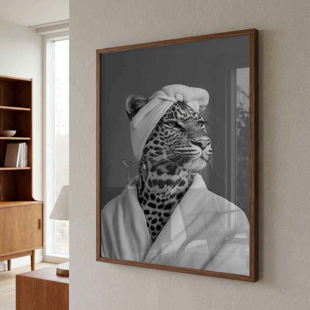 Lady Leopard Spa Day Poster