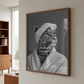 Lady Leopard Spa Day Poster