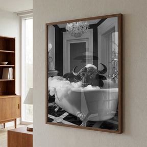 Rub a Dub Buffalo Poster