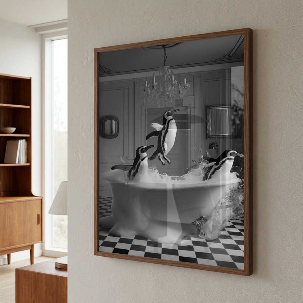 Penguin Party Poster