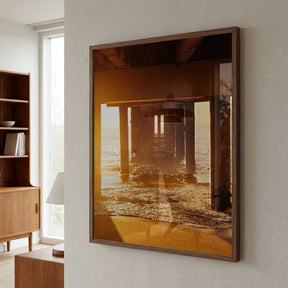 Golden Pier Pathway Poster