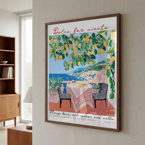 Eat Well Amalfi Poster