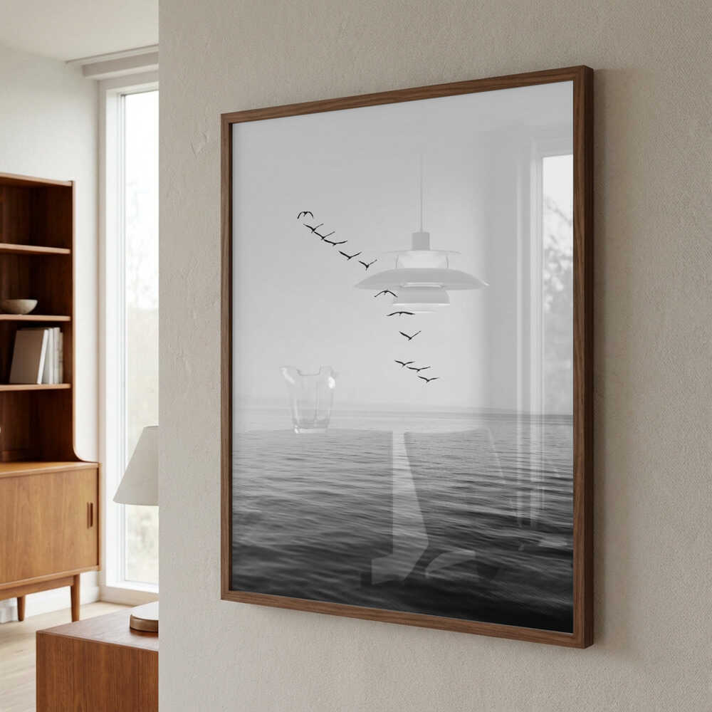 Flying Birds Poster