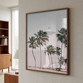 Blush Tropical Trees Poster