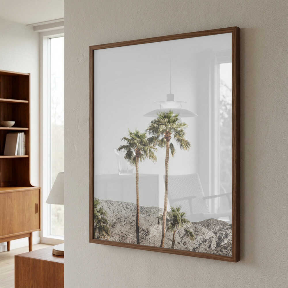 Palm Springs Palms Poster