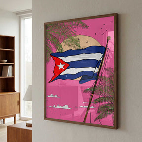 The Cuban Flag Poster