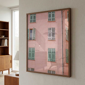 Pink Building Poster