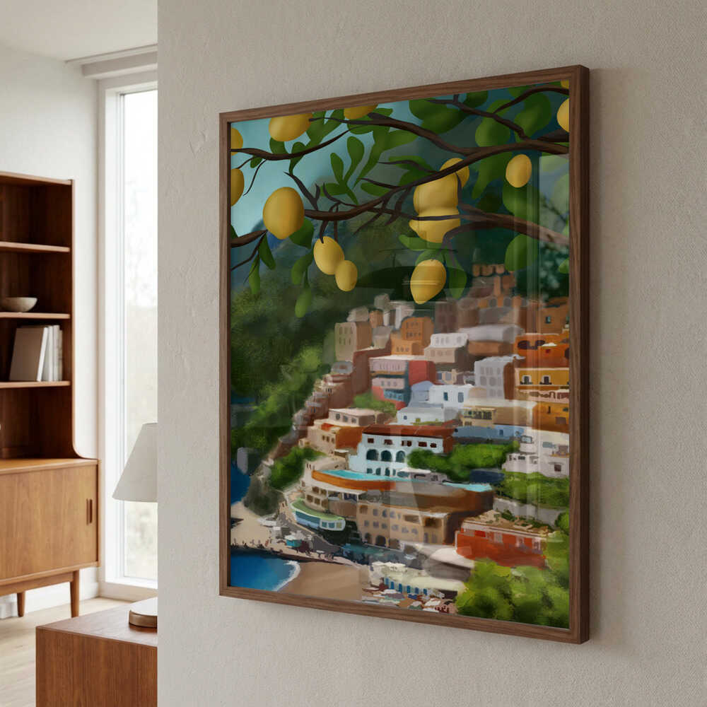 Lemon Coast Vistas Poster