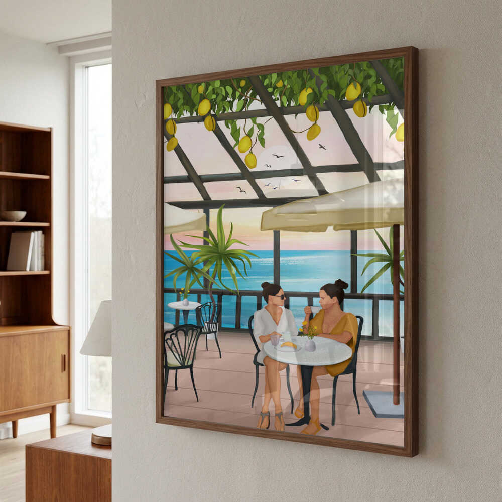 Beneath the Lemon Canopy Poster