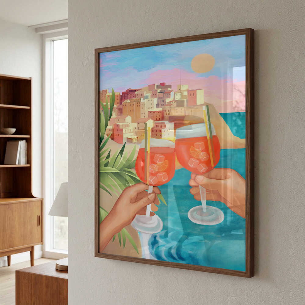 Aperol Sunset Poster