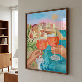 Aperol Sunset Poster