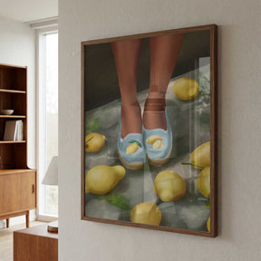 Lemon Steps Poster
