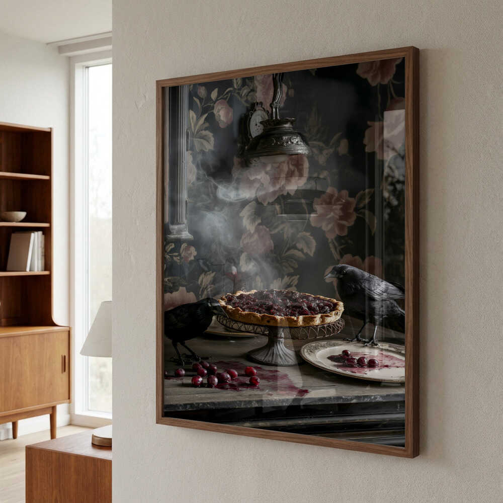 Cherry Pie Crow Poster