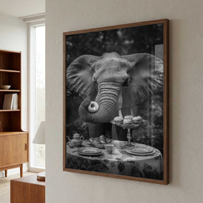 Elephant’s Doughnut Delight Poster