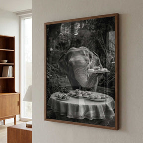 Elephant's Tea Time Poster