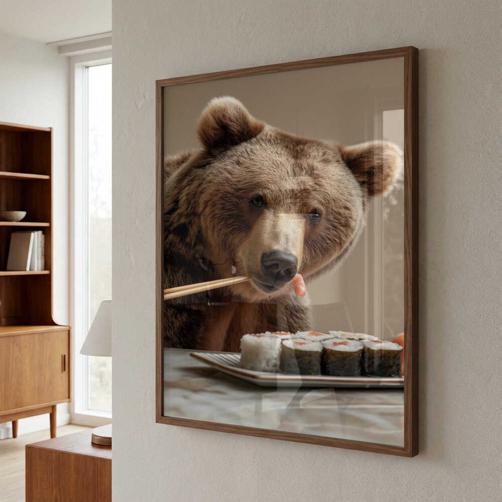 Bear’s Sushi Bite Poster